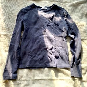 Grey blue cotton tee (BOGO!!)
